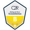 Rating de Risco de Ecossitemas nível B-.